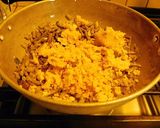 A picture of step 3 of Cluster beans Paruppu usili.