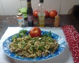 Foto del paso 5 de la receta: Ensalada de pollo, pasta y champiñones frescos