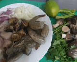 泰式海鮮酸辣湯的食譜步驟1照片