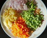 A picture of step 1 of Broken Wheat Upma.