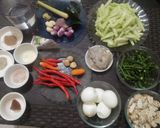 Foto langkah ke 1 dari resep Resep Lontong Sayur Labu Siam Udang.