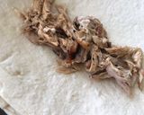 A picture of step 4 of Roasted Black Pepper Chicken Wrap.