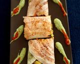 A picture of step 4 of Schezwan chutney dosa.