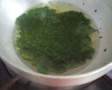 A picture of step 3 of Spinach malpua.