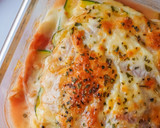 Foto del paso 3 de la receta: Lasaña de calabacín, jamón y queso