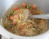 A picture of step 2 of Daliya Khichdi.
