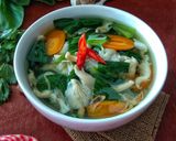 Foto langkah ke 3 dari resep Sup Pokcoy Jamur Tiram.