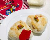 南瓜德腸起司炒泡麵飯糰的食譜步驟3照片