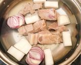 Hình bước làm 2 của món Hủ tiếu bò viên
