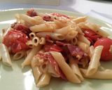 Foto del paso 9 de la receta Macarrones picantes con jamón ibérico