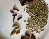 A picture of step 1 of Mutton Biryani.