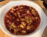 Une image de l'étape 6 de Compote aux deux pêches et ananas.