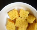 A picture of step 1 of Dhokla Bhel.