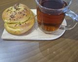 عکس مرحله 1 از دستور نان کدو چند لایه ی کره ای 😋