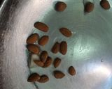 A picture of step 1 of Mixed nuts chikki pizza (chizza).