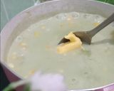 Foto langkah ke 3 dari resep Creamy Matcha Jagung Susu Keju.