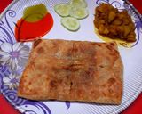 মোগলাই পরোটা (mughlai paroata recipe in Bengali) রেসিপি ধাপ - 5 ছবি