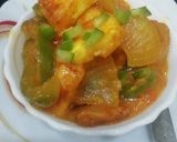 A picture of step 8 of Semi Dry Chilli Paneer.