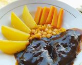 Foto langkah ke 10 dari resep Beef Steak With Blackpepper Souce.