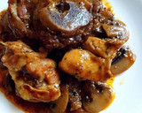 Foto del paso 7 de la receta: Cuello de cordero con pollo y champiñones