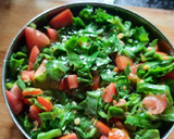 A picture of step 2 of Dal palak (spinach dal).
