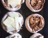 Házi csirkemájkrémmel, sajttal, baconnal töltött gombafejek ➡️ zöldség körettel 🐥🍄🍽🔝 recept fázis 7 fotója