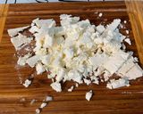 Une image de l'étape 6 de Salade de tomates tricolores aux oignons nouveaux et fromage frais.