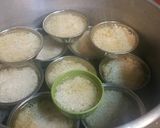 Foto langkah ke 5 dari resep Nasi Tim Ayam Jamur.