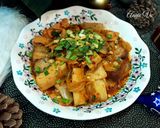 Hình bước làm 4 của món Heo quay và chả kho kim chi
