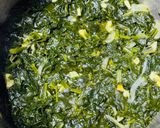 A picture of step 3 of Arabic Spinach with Potatoes.