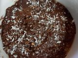 Torta de microondas saludable