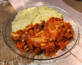 Foto del paso 4 de la receta: 🍗🥔Pollo la portuguesa con puré🥔🍗