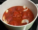 Foto del paso 1 de la receta Sopa calentita y picante de tomate, jengibre y coco