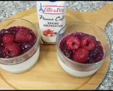 A picture of step 5 of Quick and easy Panna cotta with ruspberry.
