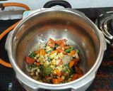 A picture of step 1 of Vegetable Kutki.