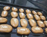 عکس مرحله 2 از دستور کوکی کره ای با آرد نخودچی و پتی بور