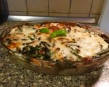 🧀Rakott zöldbab, csirkemellből, besamel mártással🍽 recept fázis 8 fotója