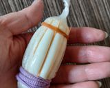 عکس مرحله 3 از دستور تخم مرغ پخته به شکل گل 🌸