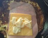 Foto del paso 3 de la receta: 🤗🥪🇲🇽☺️☺️Sandwich envuelto de huevo C/jamón y queso🇲🇽🥪🥪