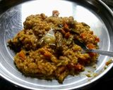A picture of step 4 of Bhisibali rice.