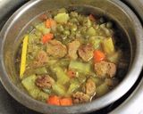 A picture of step 6 of Lemony Vegetable, Soya & Lobia Stew.