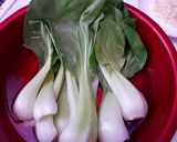 Foto langkah ke 1 dari resep Pakcoy Garlic | Pakcoy Saus tiram.