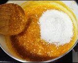 A picture of step 4 of Mango burfi.