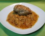 Foto del paso 5 de la receta Pollo a las finas hierbas con manzana