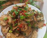 Foto langkah ke 5 dari resep Terong eco raos cumi asin.