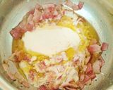 Foto del paso 8 de la receta Rigatoni con bacon en salsa carbonara trufada