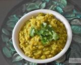 A picture of step 8 of Palak (spinach) khichdi recipe.