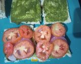 A picture of step 2 of Sandwich Without Fire.
