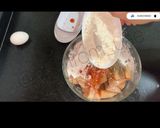 A picture of step 2 of Chicken 65.