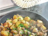 Patatas con champiñones